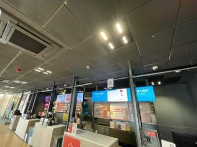 Digital browse-and-order displays in the finished store.