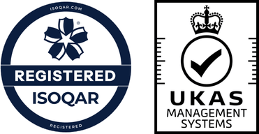 ISOQAR / UKAS certified: ISO 9001, 14001 and 45001